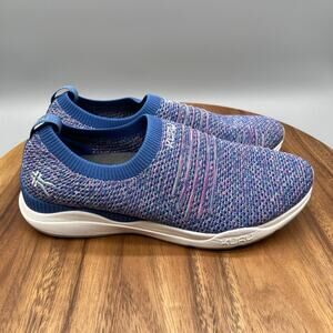 Kuru Stride Shoes Womens Size 11 Blue Slip On Casual Comfort Walking Sneakers